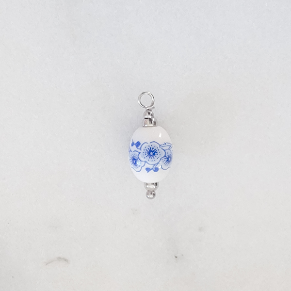 Medium Oval Floral Ceramic