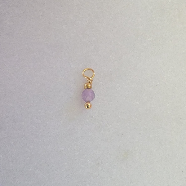 Tiny Birthstone February - Amethyst