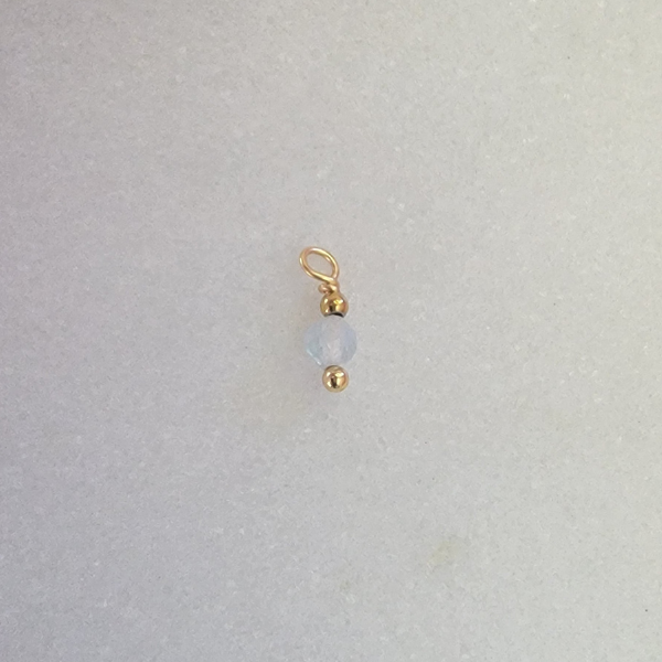 Tiny Birthstone March - Aquamarine