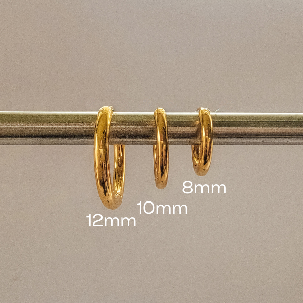 Hoop Earrings - 10mm