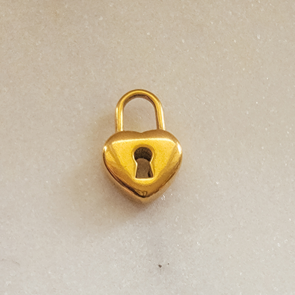 Large Heart Padlock