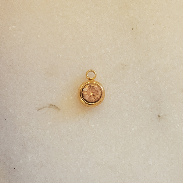 6mm Rhinestone - Light Pink