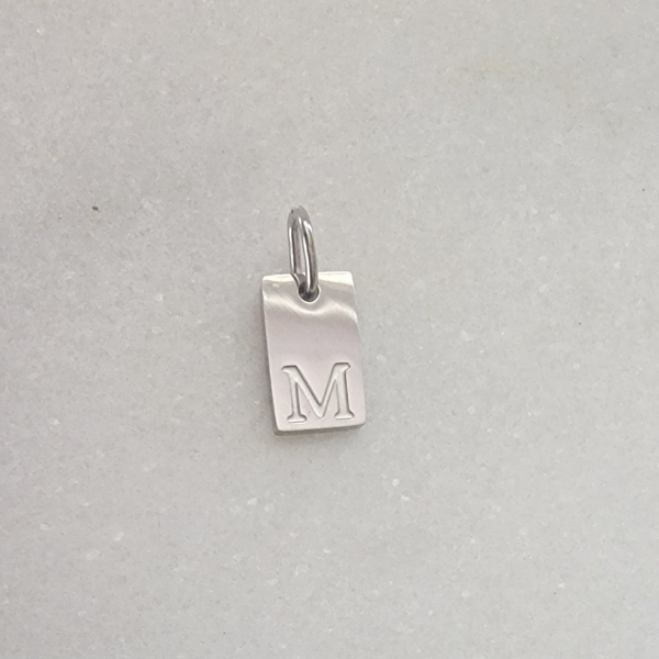 Small Tag Initial M