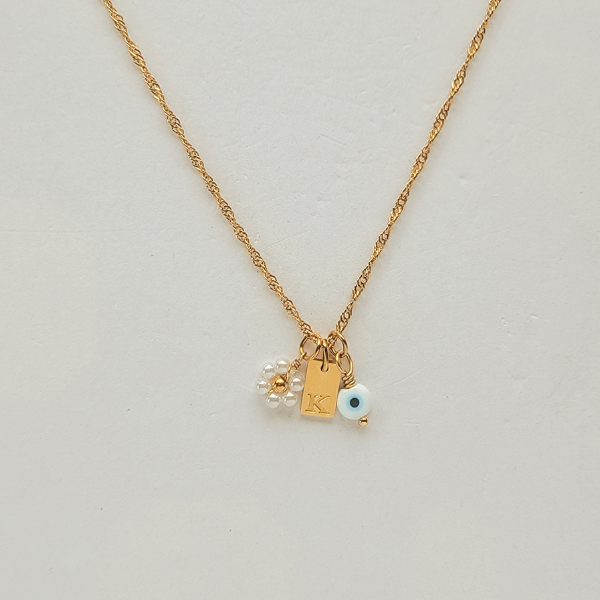 Maeve Sliding Charm Necklace