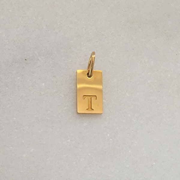 Small Tag Initial T