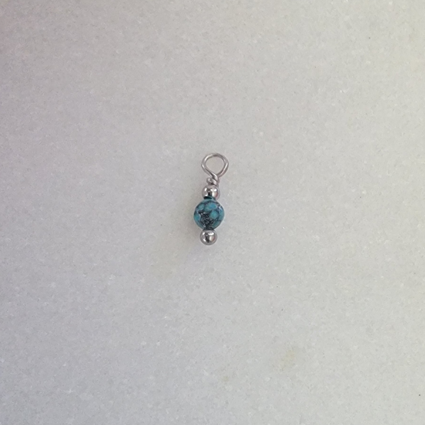 Tiny Birthstone December - Turquoise