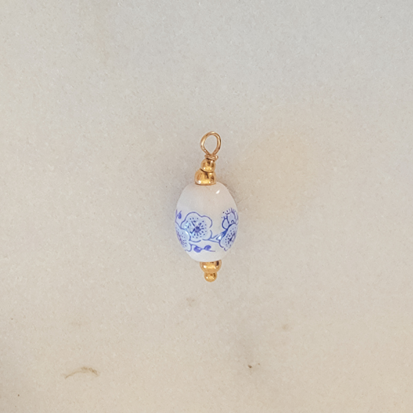 Medium Oval Floral Ceramic