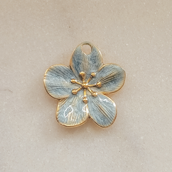 Large Enamel Flower