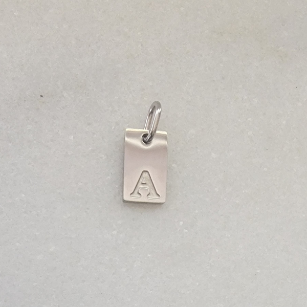 Small Tag Initial A