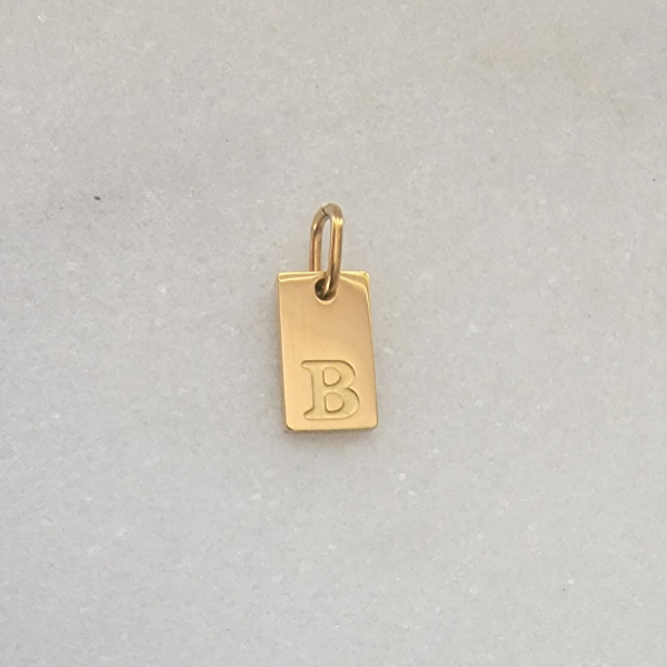 Small Tag Initial B