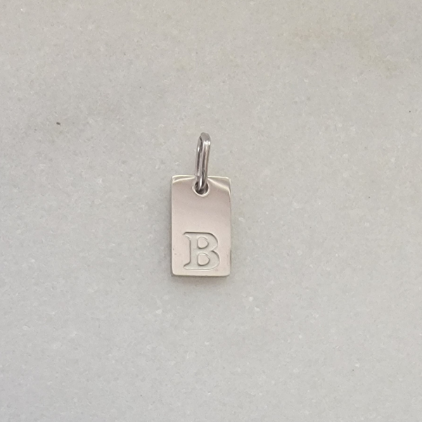 Small Tag Initial B