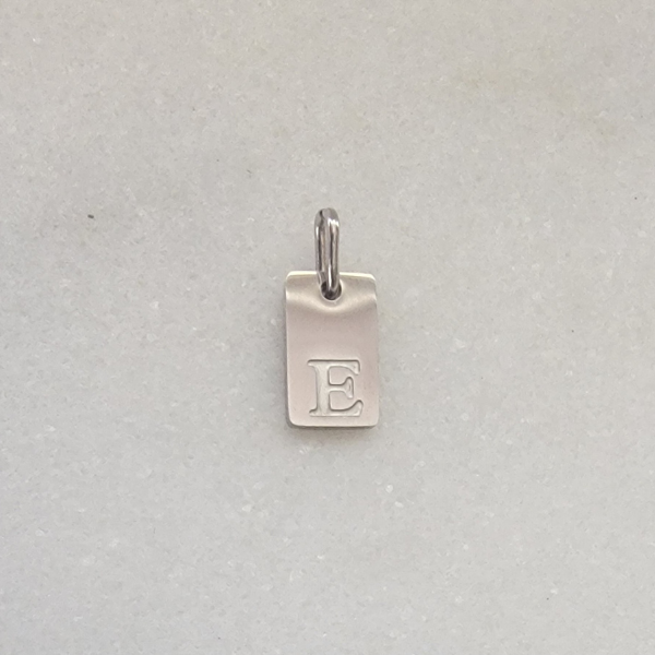 Small Tag Initial E