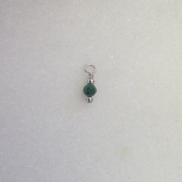Tiny Birthstone May - Emerald