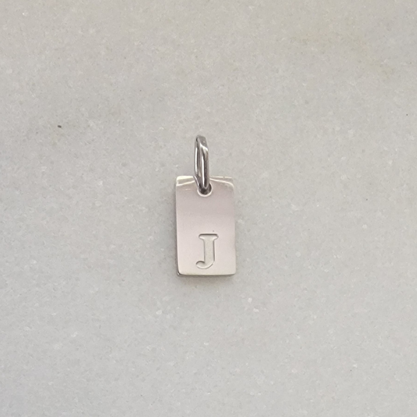 Small Tag Initial J