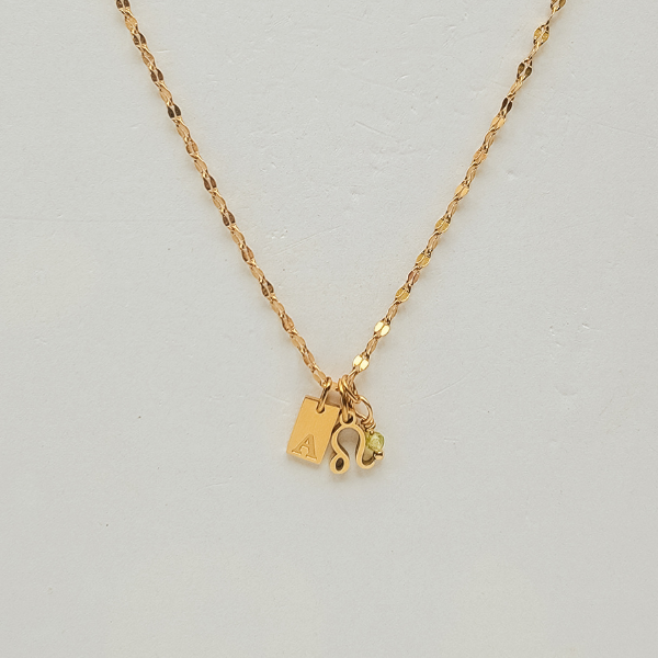 Jade Sliding Charm Necklace