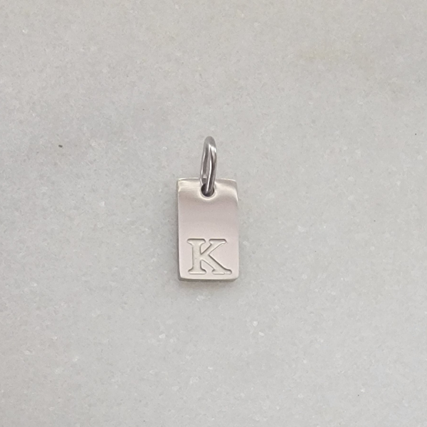 Small Tag Initial K