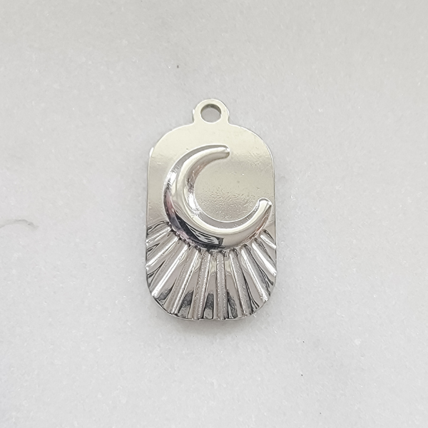 Large Moon Dog-tag