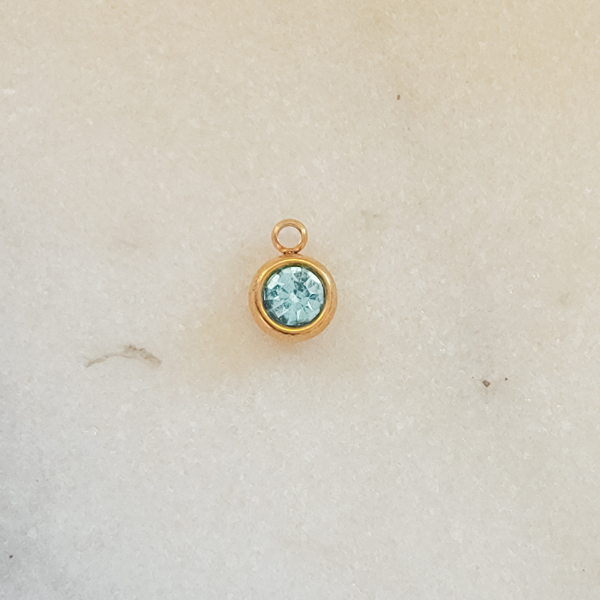 6mm Rhinestone - Light Blue