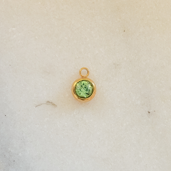 6mm Rhinestone - Light Green