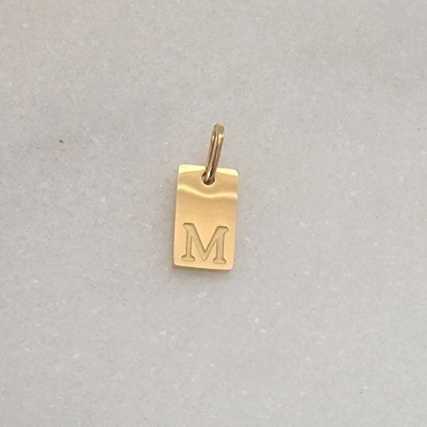 Small Tag Initial M