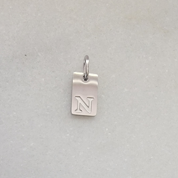 Small Tag Initial N