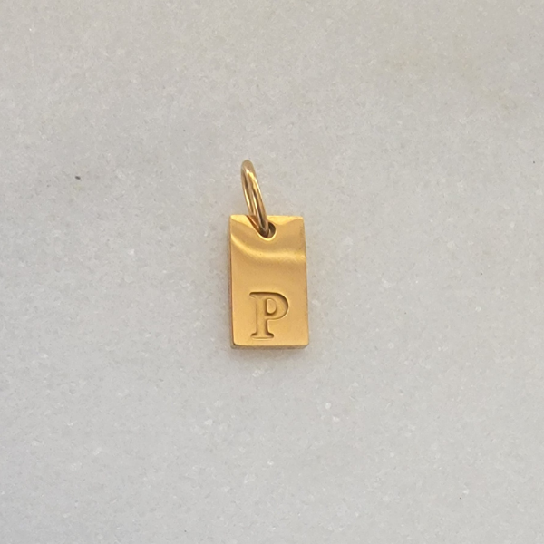 Small Tag Initial P