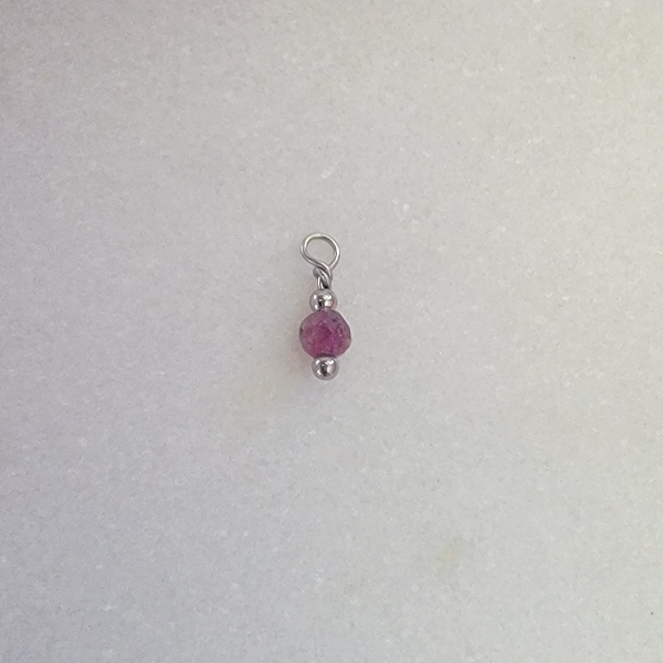 Tiny Birthstone July - Ruby