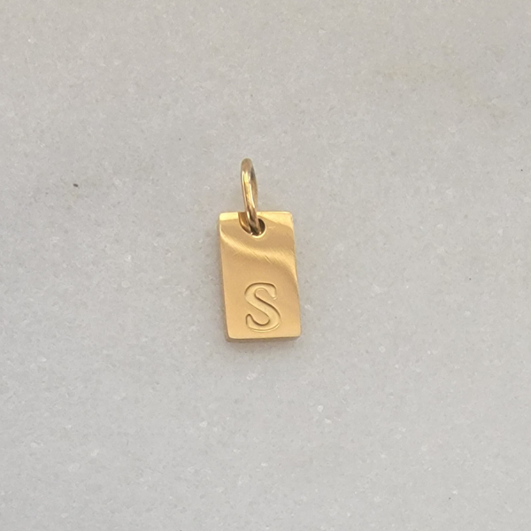 Small Tag Initial S
