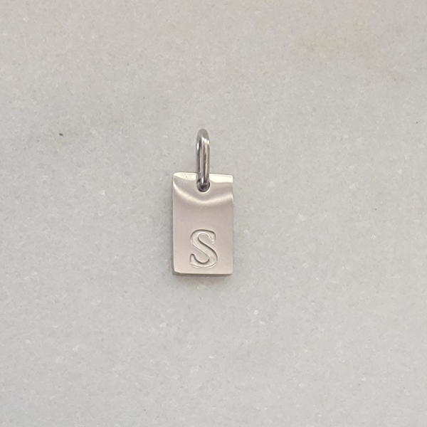 Small Tag Initial S