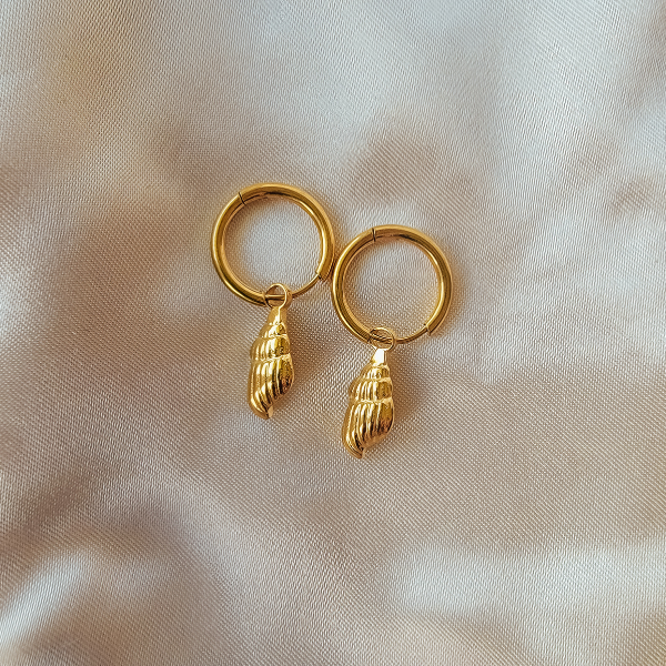 Shell Hoop Earrings