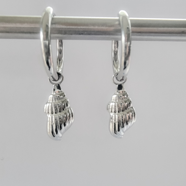Shell Hoop Earrings