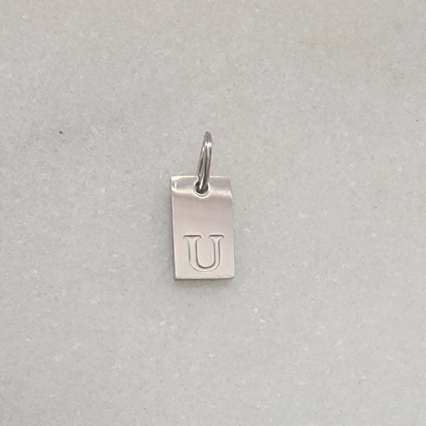 Small Tag Initial U