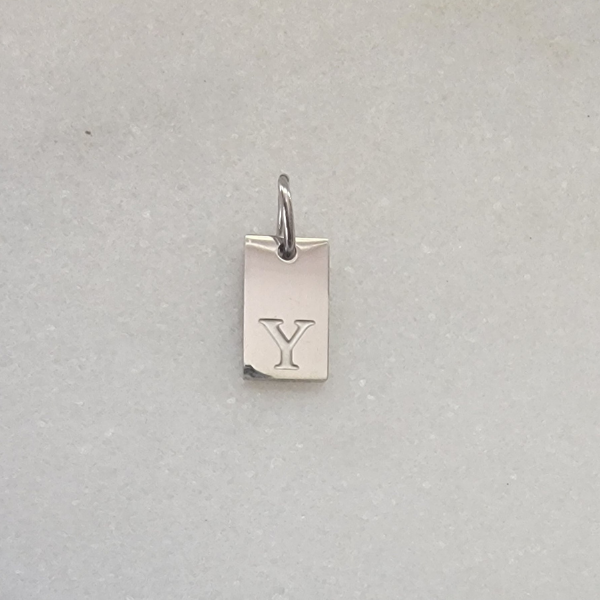 Small Tag Initial Y