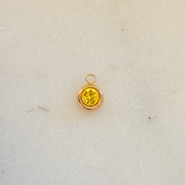 6mm Rhinestone - Yellow