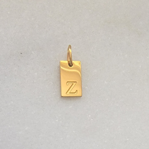 Small Tag Initial Z
